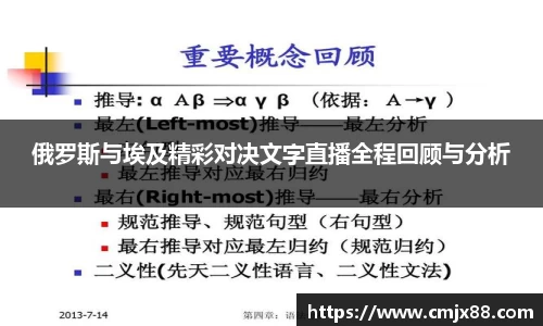 俄罗斯与埃及精彩对决文字直播全程回顾与分析